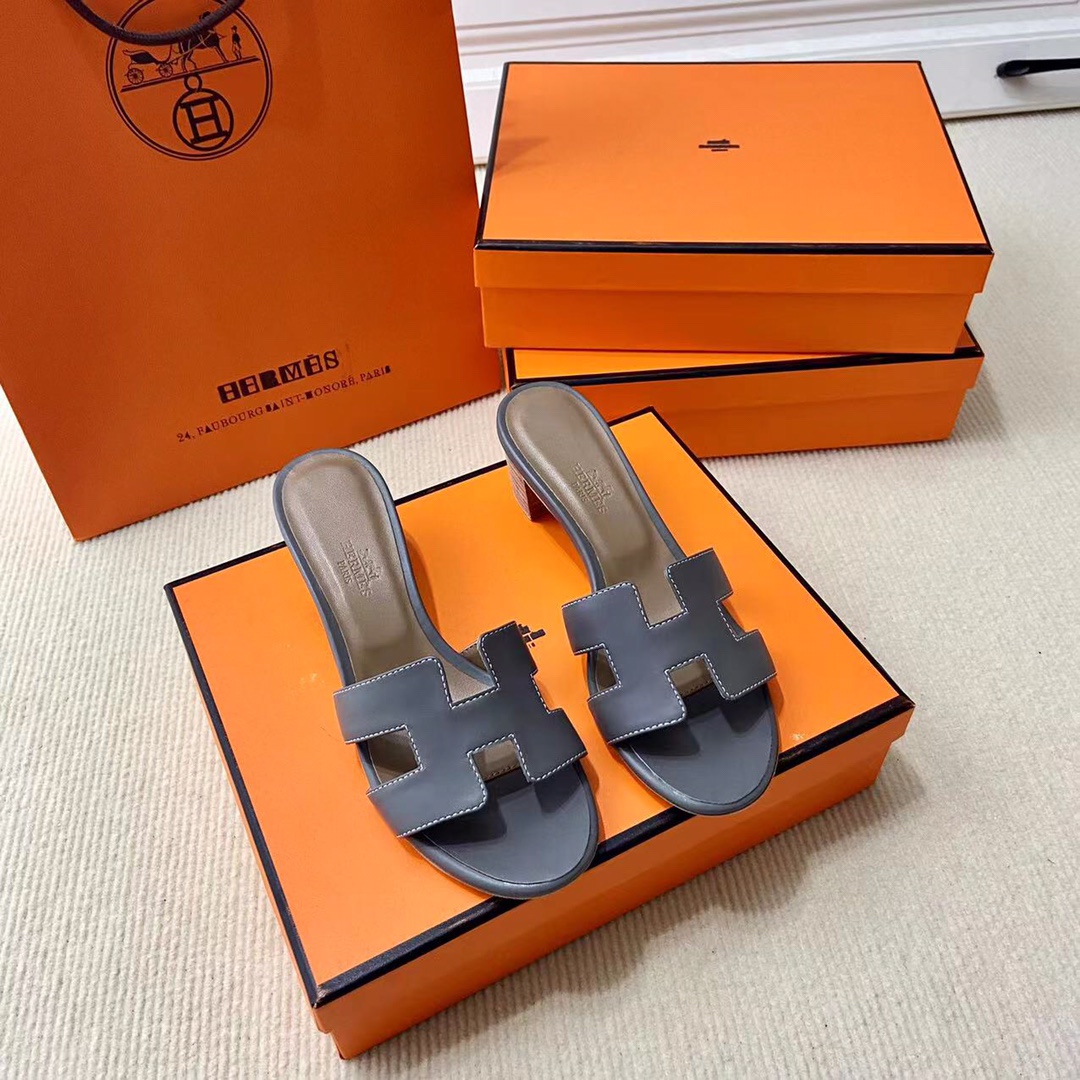 에르메스 올수공 오아시스 슬리퍼 샌들 스위프트 39